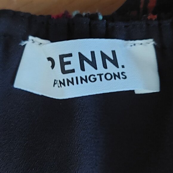 Pennington's Floral Square-Neck Blouse with Balloon Sleeves Plus Size 4X - Picture 7 of 12